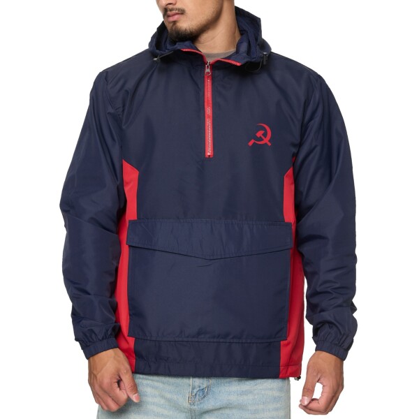 Hammer&Sichel Windbreaker Navy Red