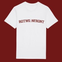 Rotweinfront Fairtrade Shirt Weiß M